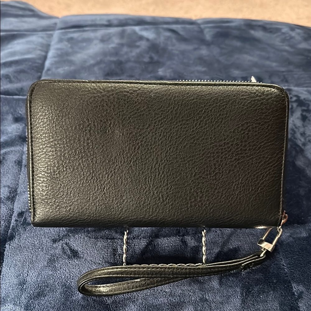Steve Madden Black Studded Wristlet - Picture 2 of 5